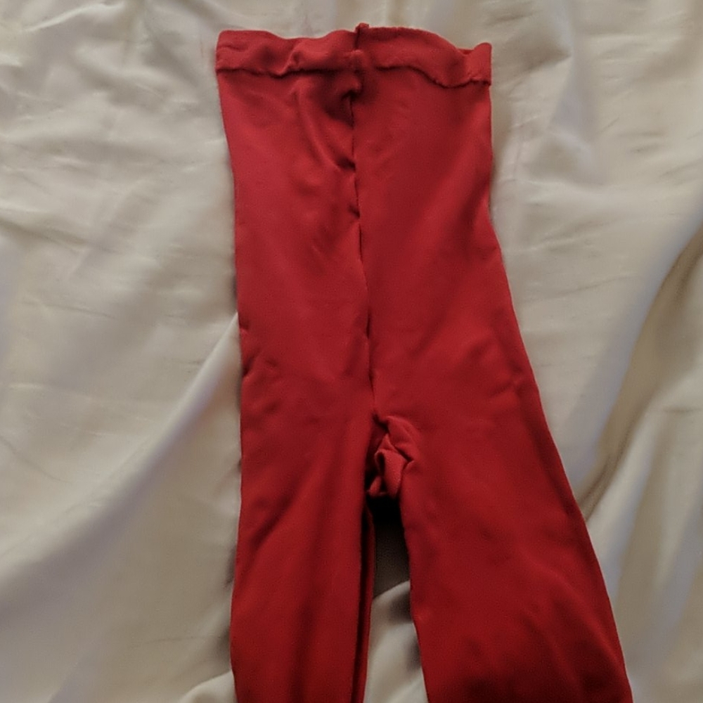 Stretchy Red Tights